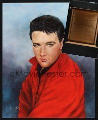 8d001 LOT OF 96 16X20 ELVIS PRESLEY PORTRAIT PRINTS BY JUNE KELLY '65 poster given with LP!