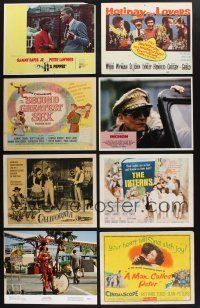 8d034 LOT OF 115 LOBBY CARDS '55 - '97 complete & incomplete sets from 15 different movies!