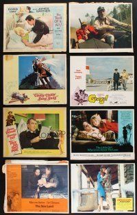 8d036 LOT OF 66 LOBBY CARDS '63 - '77 complete & incomplete sets from ten different movies!