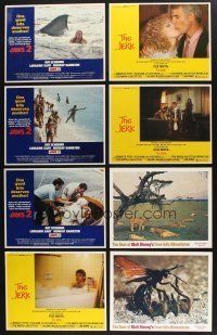 8d037 LOT OF 65 LOBBY CARDS '50s-80s incomplete sets from several different movies!