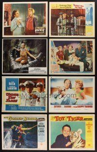 8d055 LOT OF 12 LOBBY CARDS '50s-70s great images from a variety of different movies!