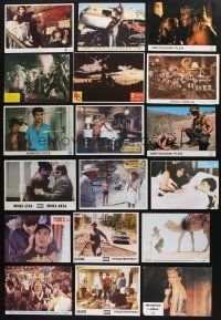 8d125 LOT OF 58 YUGOSLAVIAN LOBBY CARDS '70s-90s different images from U.S. & non-U.S. movies!