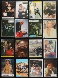 8d129 LOT OF 45 YUGOSLAVIAN LOBBY CARDS '70s-80s color images from U.S. & non-U.S. movies!