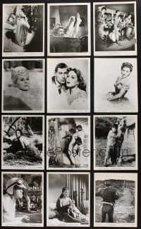 8d155 LOT OF 32 8x10 STILLS '50s-70s great portraits & artwork images from a variety of movies!