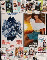8d201 LOT OF 23 UNFOLDED INSERTS '60s-80s great images from a variety of different movies!