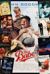 8d234 LOT OF 27 UNFOLDED DOUBLE-SIDED ONE-SHEETS '92 - '04 The Babe, Butterfly Effect & more!