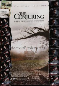 8d235 LOT OF 26 UNFOLDED DOUBLE-SIDED ONE-SHEETS '10s The Conjuring, Getaway, Prisoners & more!
