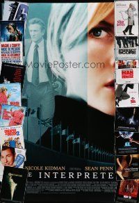8d238 LOT OF 25 UNFOLDED DOUBLE-SIDED ONE-SHEETS '00s great images from a variety of movies!