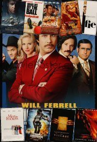 8d245 LOT OF 20 UNFOLDED DOUBLE-SIDED ONE-SHEETS '02 - '04 Anchorman, Dodgeball, Team America!