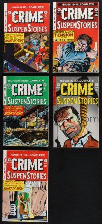 8d137 LOT OF 5 CRIME SUSPENSTORIES COMIC BOOK ANNUALS FROM EC COMICS '90s containing 20 issues!