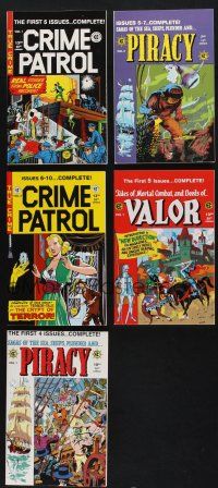 8d136 LOT OF 5 PRE-TREND AND NEW TREND COMIC BOOK ANNUALS FROM EC COMICS '00s Crime Patrol & more
