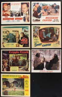 8d057 LOT OF 7 LOBBY CARDS '50s-90s Dances with Wolves & other great western images!