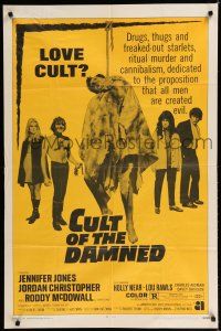 8e044 ANGEL ANGEL DOWN WE GO 1sh R70 AIP, drugs, thugs & cannibalism, Cult of the Damned!