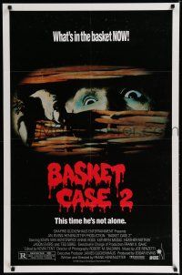 8e074 BASKET CASE 2 1sh '90 Frank Henenlotter horror comedy sequel, this time he's not alone!