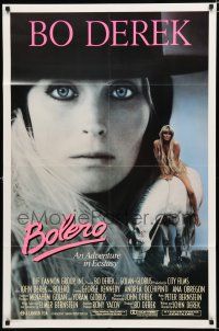 8e108 BOLERO 1sh '84 sexiest naked Bo Derek on horseback, an adventure in ecstasy!