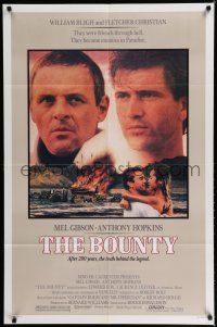 8e116 BOUNTY 1sh '84 Mel Gibson, Anthony Hopkins, Laurence Olivier, Mutiny on the Bounty!