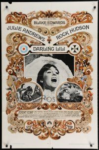 8e193 DARLING LILI 1sh '70 Julie Andrews, Rock Hudson, Blake Edwards, William Peter Blatty