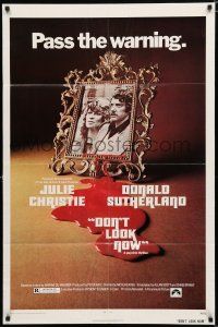 8e236 DON'T LOOK NOW 1sh '74 Julie Christie, Donald Sutherland, directed by Nicolas Roeg!