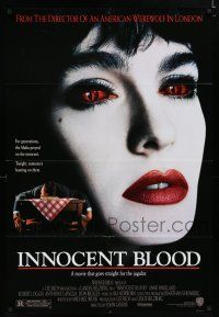 8e449 INNOCENT BLOOD 1sh '92 vampire Anne Parillaud, directed by John Landis!