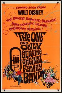 8e641 ONE & ONLY GENUINE ORIGINAL FAMILY BAND advance 1sh '68 laughingest star-spangled hullabaloo!