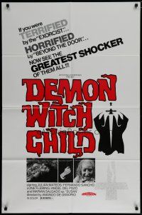8e675 POSSESSED 1sh '76 Demon Witch Child, the greatest shocker of them all!
