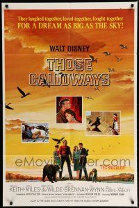 8e870 THOSE CALLOWAYS style A 1sh '65 Walt Disney, Brian Kieth, a dream as big as the sky!
