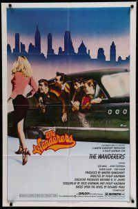 8e941 WANDERERS 1sh '79 Ken Wahl in Kaufman's 1960s New York City teen gang cult classic!