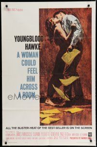 8e996 YOUNGBLOOD HAWKE 1sh '64 James Franciscus & sexy Suzanne Pleshette, directed by Delmer Daves