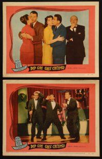 8f880 BOP GIRL GOES CALYPSO 2 LCs '57 Judy Tyler, Bobby Troup and George O'Hanlon!