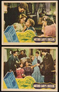 8f945 MOTHER CAREY'S CHICKENS 2 LCs '38 Anne Shirley, Ruby Keeler, Fay Bainter, Albertson!