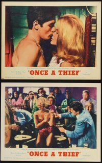 8f949 ONCE A THIEF 2 LCs '65 super sexy images of Ann-Margret, Alain Delon!
