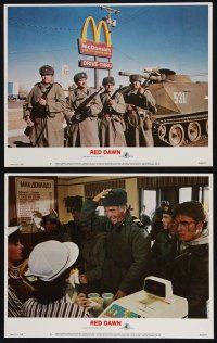 8f959 RED DAWN 2 LCs '84 Patrick Swayze, C. Thomas Howell, both McDonald's deleted scenes!