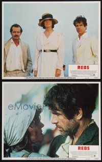 8f960 REDS 2 LCs '81 Warren Beatty as John Reed, gorgeous Diane Keaton, Jack Nicholson!