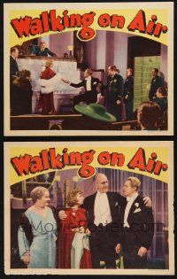 8f991 WALKING ON AIR 2 LCs '36 sexy red-haired Ann Sothern & Gene Raymond, Stephenson, Ralph!