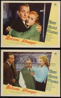8f992 WELCOME STRANGER 2 LCs '47 Bing Crosby, Joan Caulfield & Barry Fitzgerald!