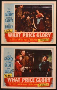 8f994 WHAT PRICE GLORY 2 LCs '52 Corinne Calvet, Dan Dailey, directed by John Ford!
