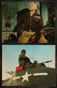 8f338 PATTON 8 color 11x14 stills '70 General George C. Scott military World War II classic!