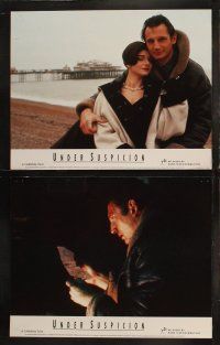 8f482 UNDER SUSPICION 8 English LCs '92 Liam Neeson gets away with murder, Laura San Giacomo!
