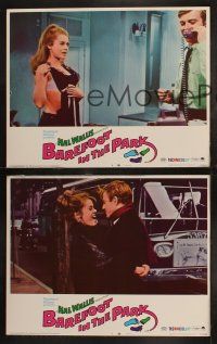 8f053 BAREFOOT IN THE PARK 8 LCs '67 cool Robert Redford & sexy Jane Fonda in New York City!