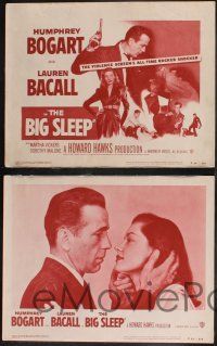 8f069 BIG SLEEP 8 LCs R54 Humphrey Bogart, sexy Lauren Bacall, Howard Hawks
