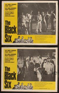 8f642 BLACK SIX 4 LCs '74 NFL Football players w/Mean Joe Greene, Mercury Morris & Willie Lanier!