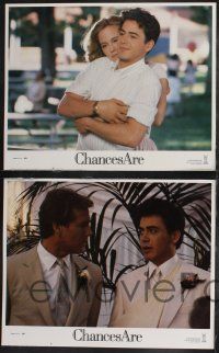 8f101 CHANCES ARE 8 LCs '89 Cybill Shepherd, Robert Downey Jr., Ryan O'Neal, Mary Stuart Masterson!