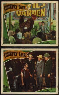 8f652 COUNTRY FAIR 4 LCs '41 Eddie Foy Jr, political scandal, cool images, giant chicken!