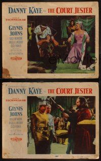 8f773 COURT JESTER 3 LCs '55 great image of knight Danny Kaye in wackiest joust!