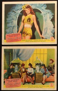 8f561 COVER GIRL 6 LCs '44 sexiest full-length Rita Hayworth dancing on stage with three girls!