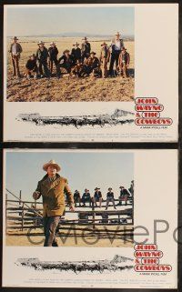 8f117 COWBOYS 8 LCs '72 big John Wayne gave these young boys their chance to become men!