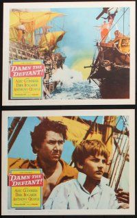 8f598 DAMN THE DEFIANT 5 LCs '62 Alec Guinness & Dirk Bogarde facing a bloody mutiny!