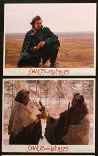 8f562 DANCES WITH WOLVES 6 LCs '90 Graham Greene, Kevin Costner & Native American Indians!
