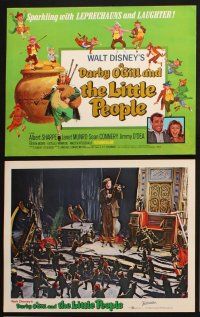 8f013 DARBY O'GILL & THE LITTLE PEOPLE 9 LCs R69 Disney, Sean Connery, it's leprechaun magic!