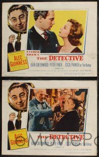 8f136 DETECTIVE 8 LCs '54 Alec Guinness, gorgeous Joan Greenwood, Peter Finch, Cecil Parker!